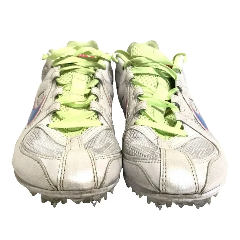 Nike Rival MD Track Shoes Spike Women 9.5 10 Running White 468650 Multi-Use